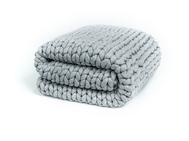 Chunky Knit Weighted Blanket