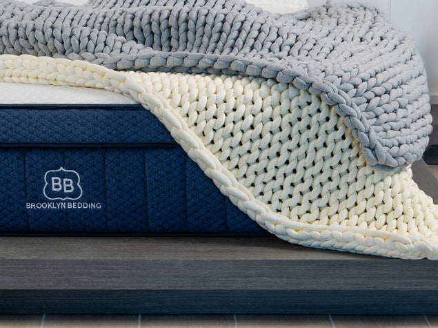 Chunky Knit Weighted Blanket